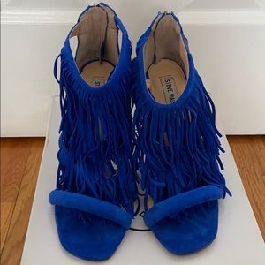 Fringe High Heel Sandals